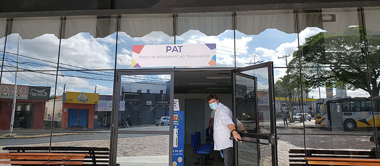 O PAT funciona no Ponto Cidadão ((Foto: Patrícia Lisboa/Dropes/Direitos Reservados)