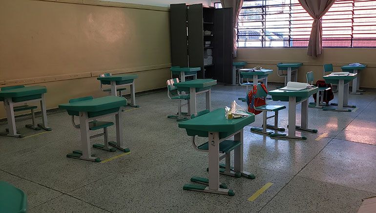Aulas ficam suspensas de 15 a 31 deste mês (Foto: Patrícia Lisboa/Blog da Pimenta/Direitos Reservados)