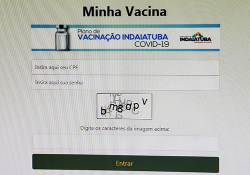 Cadastro no Minha Vacina está aberto para pessoas acima de 45 anos (Foto: Arquivo/Patrícia Lisboa/Blog da Pimenta)