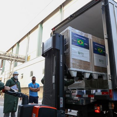 Hoje, foram entregues mais um milhão de doses (Foto: Governo do Estado de São Paulo)