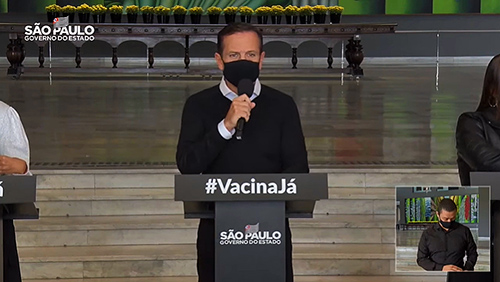 Governador João Doria anuncia medidas do Plano SP (Foto: Governo do Estado de São Paulo)