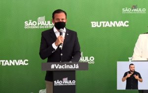 Governador Doria anuncia prorrogação da fase de transição (Foto: Governo do Estado de São Paulo)