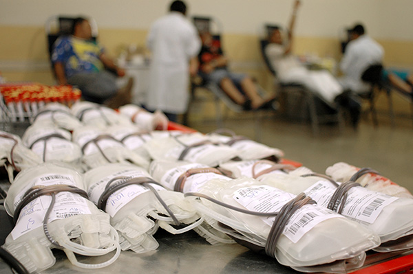 Cada bolsa de sangue é suficiente para salvar quatro vidas (Foto: Mauricio Santaliestra/DCSI/FIEC)