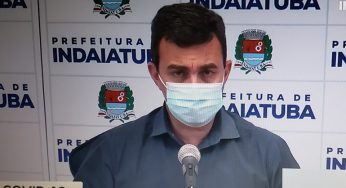 Prefeito de Indaiatuba, Nilson Gaspar contrai a covid-19