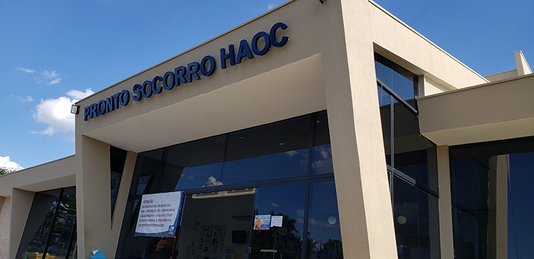 Haoc tem UTI e enfermaria para a covid-19 lotadas (Foto: Patrícia Lisboa/Blog da Pimenta/Direitos Reservados)