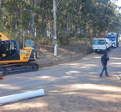 Adutora tem extensão de 3,5 quilômetros (Foto: Divulgação/DCS)