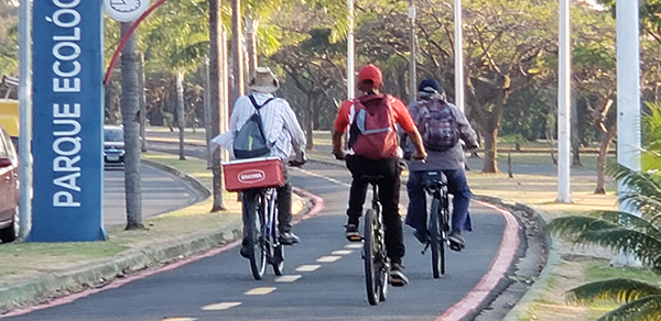 Pelo grande número de ciclistas, Indaiatuba já foi conhecida como a “Cidade das Bicicletas” (Fotos: Patrícia Lisboa/Dropes)
