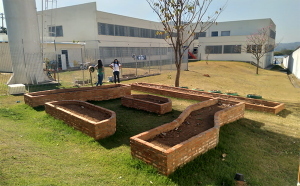 O sistema de coleta da água da chuva da Emeb Wladimir Oliver atende as normas da ABNT (Foto: DCS/Saae)