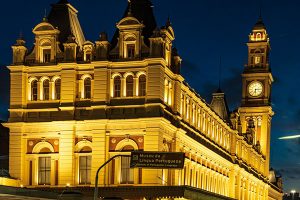 A fachada do Museu da Língua Portuguesa foi restaurada (Foto: Joca Duarte/Governo do Estado de SP)