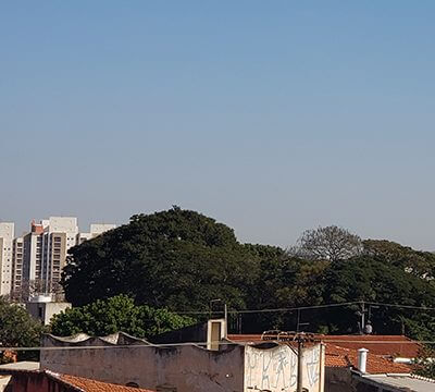 A segunda-feira é de céu claro em Indaiatuba (Foto: Patrícia Lisboa/Dropes)