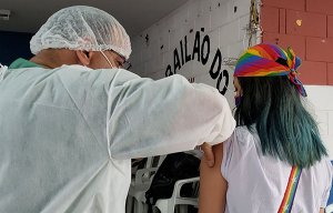A vacinação contra a covid-19 segue em Indaiatuba (Foto: Patrícia Lisboa/Dropes)