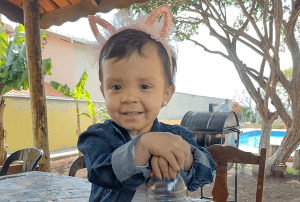 Laurinha completa 3 anos de idade no dia 27 deste mês (Foto: Divulgação)