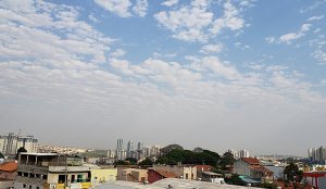A nebulosidade começa a aumentar nesta quarta, em Indaiatuba (Foto: Patrícia Lisboa/Dropes)