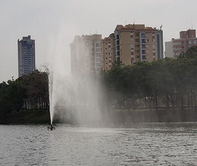 O sol aparece entre muitas nuvens em Indaiatuba nesta terça (Foto: Patrícia Lisboa/Dropes)