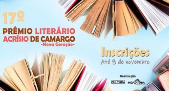 17º Prêmio Literário Acrísio de Camargo – Nova Geração tem inscrições abertas