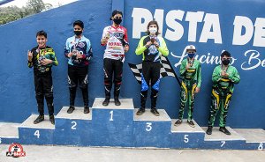 Renato Rodrigues foi o vencedor da categoria Boys 12 anos no Campeonato Paulista de BMX, em Jarinu (Foto: jubinsk/APBMX)