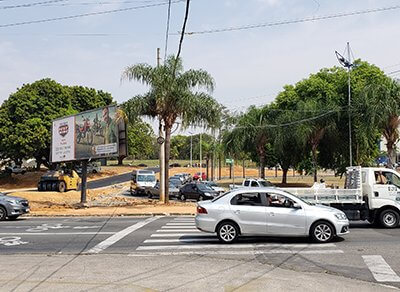 Obras também visam reorganizar o trânsito no trecho (Foto: Patrícia Lisboa/Dropes/Direitos Reservados)