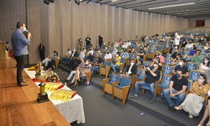 Evento Podium da Vida foi realizado em setembro, em agradecimento aos profissionais do Esporte que atuaram em apoio à Saúde (Foto: Arquivo/Patrícia Lisboa/Dropes)