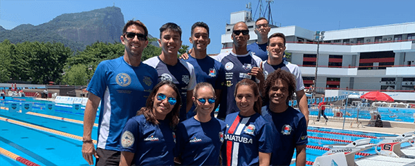 Equipe da Natação de Indaiatuba (Foto: Divulgação/RIC/PMI)