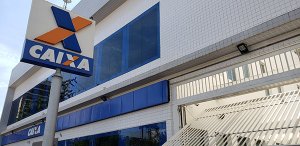 Agência da Caixa no Centro de Indaiatuba (Foto: Patrícia Lisboa/Dropes)