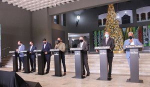 Anúncio do governo do Estado foi feito em coletiva hoje (Foto: Governo do Estado de São Paulo)