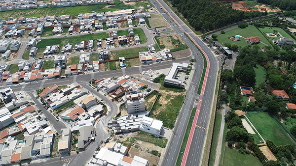 O trecho completo de ciclovia interliga Jardim Veneza aos bairros Lauro Bueno e João Pioli (Foto: Eliandro Figueira/RIC/PMI)