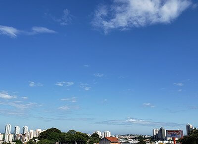 O sol predomina em Indaiatuba nesta sexta (Foto: Patrícia Lisboa/Dropes)