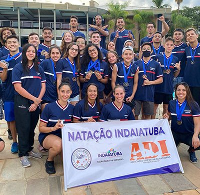 Equipe da Natação ADI se prepara para o Troféu Brasil (Foto: Divulgação/RIC/PMI)