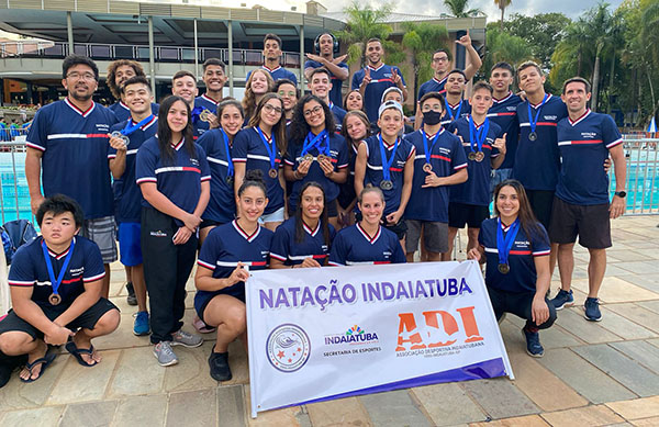 Equipe da Natação ADI se prepara para o Troféu Brasil (Foto: Divulgação/RIC/PMI)