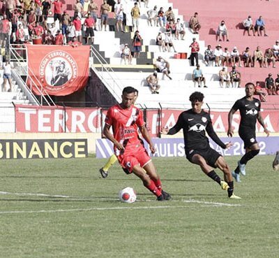 Primavera marca 2 a 1 contra o RB Brasil (Foto: Sandro Rodrigues/EC Primavera)