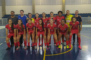 Na foto, a equipe da Categoria Sub 23 Indaiatuba futsal Feminino/ Dubai esportes (Foto: Divulgação)