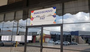 O PAT e o Banco do Povo funcionam no Ponto Cidadão (Foto: Patrícia Lisboa/Dropes)