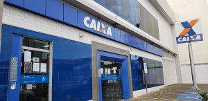 Agência da Caixa no Centro de Indaiatuba (Foto: Patrícia Lisboa/Dropes)
