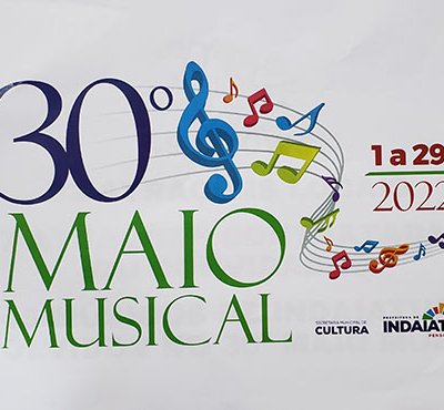 Maio Musical 2022 terá 49 shows gratuitos (Arte: RIC/PMI)