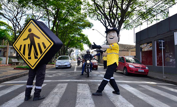 Ação educativa para trânsito mais seguro será realizada na sexta (Foto: Divulgação/RIC/PMI)