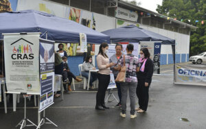 A primeira Ação Comunitária aconteceu no bairro Itaici, dia 10 deste mês (Foto: Eliandro Figueira/RIC/PMI)