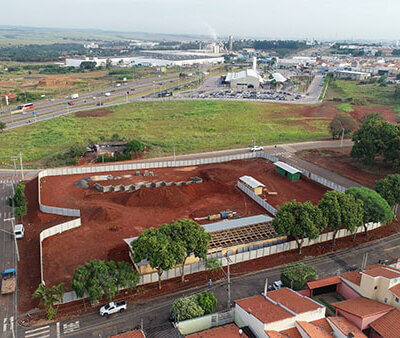 Novo ecoponto de inertes está sendo construído no Jardim Eldorado (Foto: Eliandro Figueira/RIC/PMI)