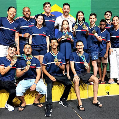 Equipe de Karatê da Secretaria de Esportes de Indaiatuba (Foto: Divulgação/RIC/PMI)