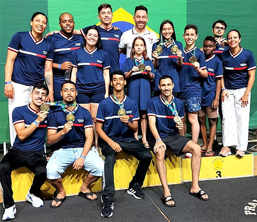 Equipe de Karatê da Secretaria de Esportes de Indaiatuba (Foto: Divulgação/RIC/PMI)