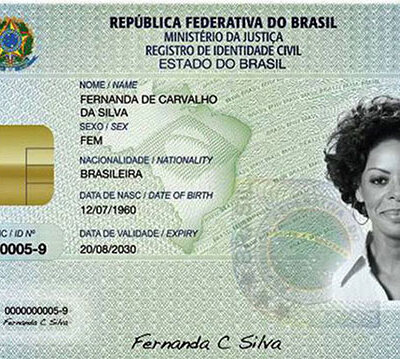 Nova Carteira de Identidade Nacional começa a ser emitida hoje (Foto: Divulgação/TSE)