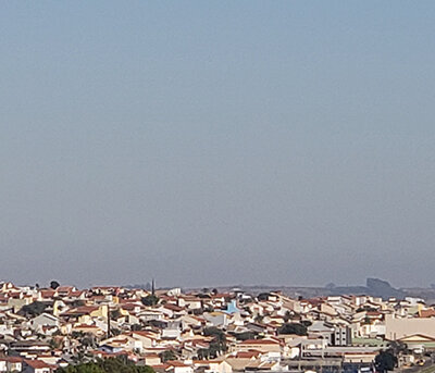 Esta quarta-feira é de céu claro, em Indaiatuba (Foto: Patrícia Lisboa/Dropes)