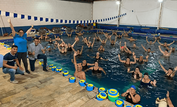 Para aulas de hidroginástica, serão oferecidas 850 vagas (Foto: Divulgação/ RIC/PMI)