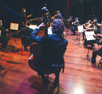 Orquestra Sinfônica de Indaiatuba se apresenta, no Ciaei, sábado (Foto: Felipe Gomes/Amoji)