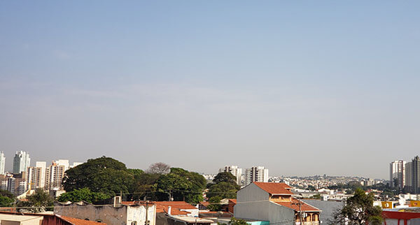 A sexta-feira é de céu claro em Indaiatuba (Foto: Patrícia Lisboa/Dropes)