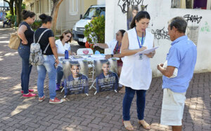 Busca ativa de casos de turberculose será realizada na Praça Dom Pedro, dia 23 (Foto: Arquivo/Eliandro Figueira/RIC/PMI)