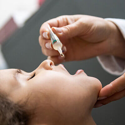 Campanha de vacinação contra a pólio (Foto: Divulgação/Prefeitura de Santa Bárbara d’Oeste)