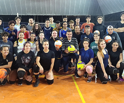 Projeto Vôlei Futuro Indaiatuba foi lançado no último sábado (Foto: Divulgação)