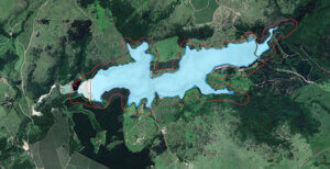 A represa terá capacidade de reservar 9,7 bilhões de litros de água (Foto Ilustrativa: DCS/Saae)