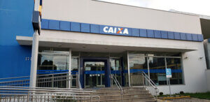Agência da Caixa no Centro de Indaiatuba (Foto: Patrícia Lisboa/Dropes)