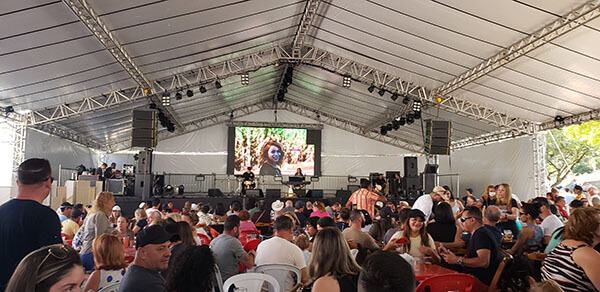 Festival acontece no Parque Ecológico, no trecho da concha acústica (Foto: Arquivo/Patrícia Lisboa/Dropes)